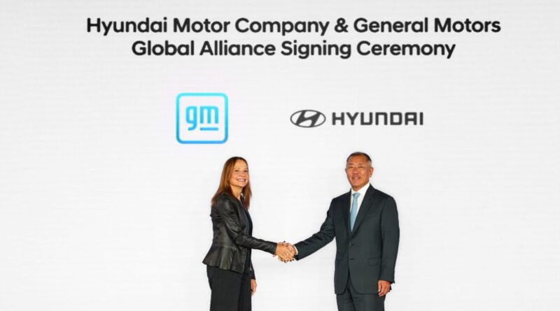 GM and Hyundai agree to explore collaboration on vehicles and manufacturing to reduce